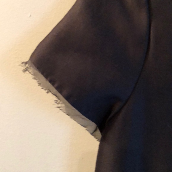 New J Crew gray silk shift dress sz 2 - Picture 3 of 7